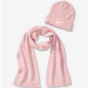 Victoria’s Secret Pink Beanie and Scarf Set